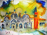 Salvador Dali Wall Art - Homage to Venice